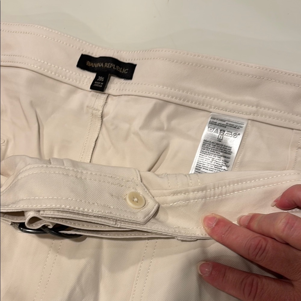 Banana Republic slim refined cargo pants size 20 short - Picture 2 of 10